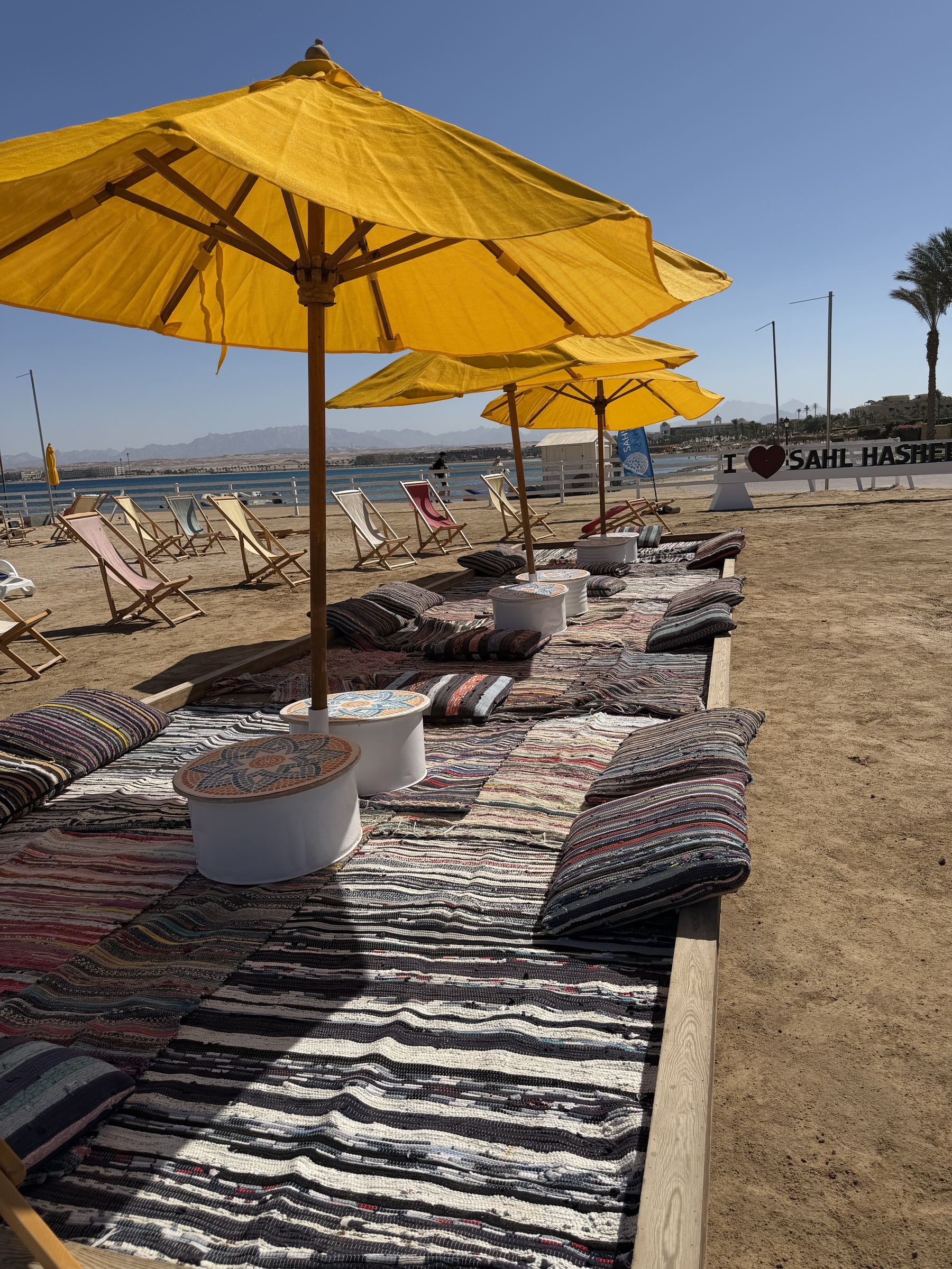 Sahl Hasheesh Eid beach setting